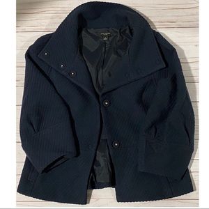 Ann Taylor Wool Funnel Neck Jacket